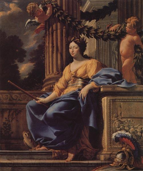 Simon Vouet Allegorical Portrait of Anne d'Autriche Spain oil painting art